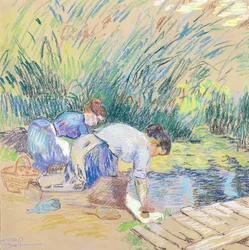 Dos lavanderas